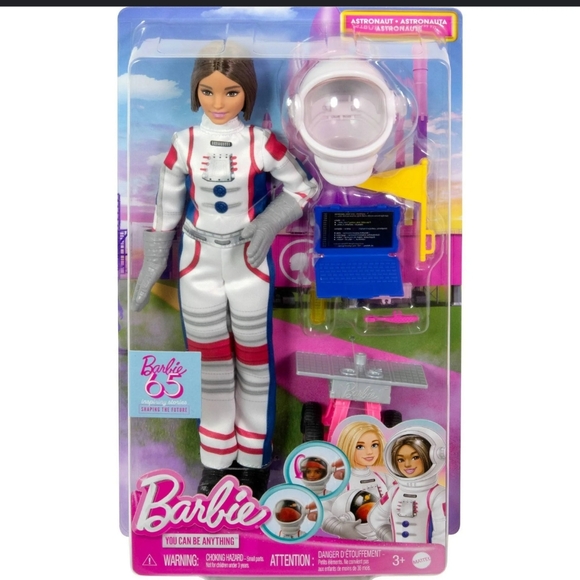 Barbie Other - Barbie 65th Anniversary Careers Astronaut Doll & 10 Accessories. NEW In Package